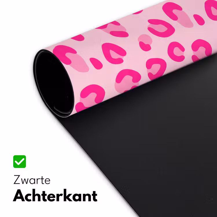 Bureau onderlegger - Dierenprint - Patroon - Abstract - Modern - Roze — 5