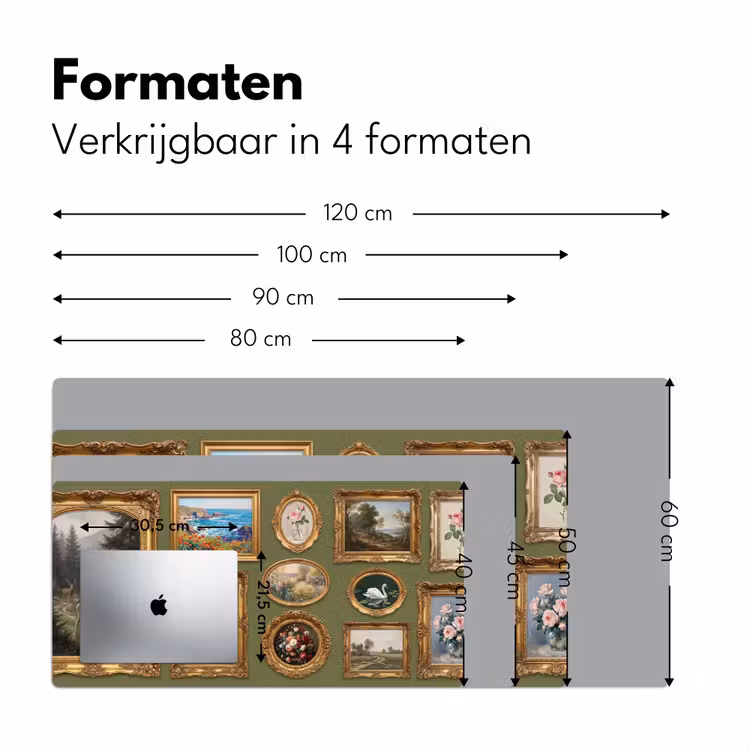 Bureau onderlegger - Hert - Bos - Natuur - Klassiek - Dieren — 8
