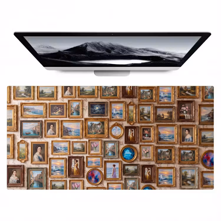 Bureau onderlegger - Interieur - Kunst - Collectie - Klassiek - Goud — 1