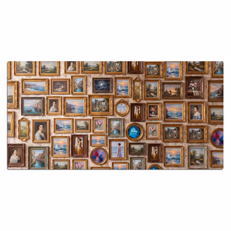 Bureau onderlegger - Interieur - Kunst - Collectie - Klassiek - Goud — 2
