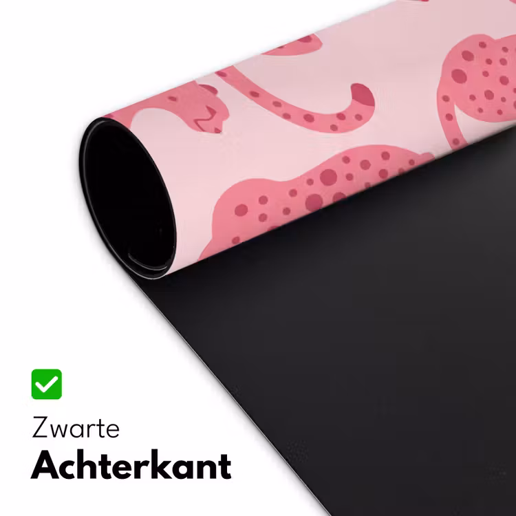Bureau onderlegger - Kat - Gevlekt - Dieren - Patroon - Roze — 5