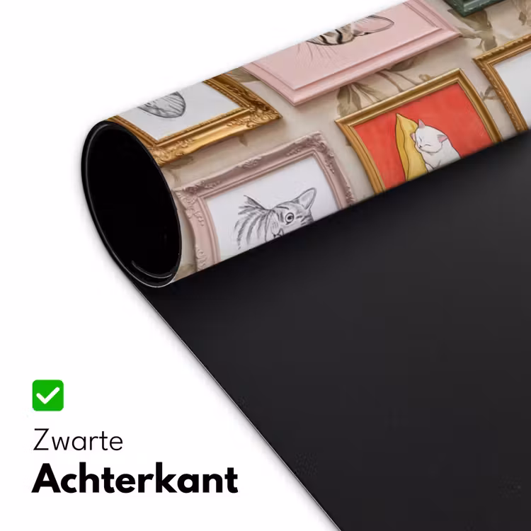 Bureau onderlegger - Kat - Portret - Dieren - Illustratie - Lijst — 5