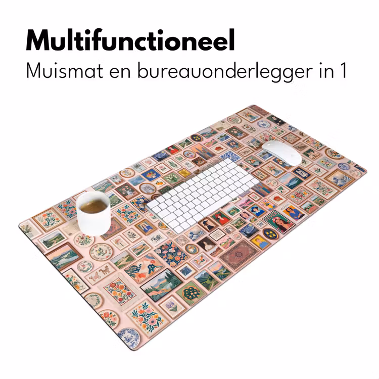 Bureau onderlegger - Kunst - Collectie - Decoratie - Modern - Kleurrijk — 7