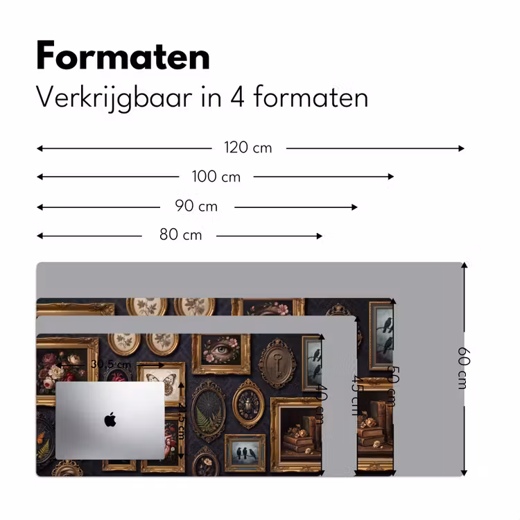 Bureau onderlegger - Kunst - Collectie - Vintage - Klassiek - Donker — 8