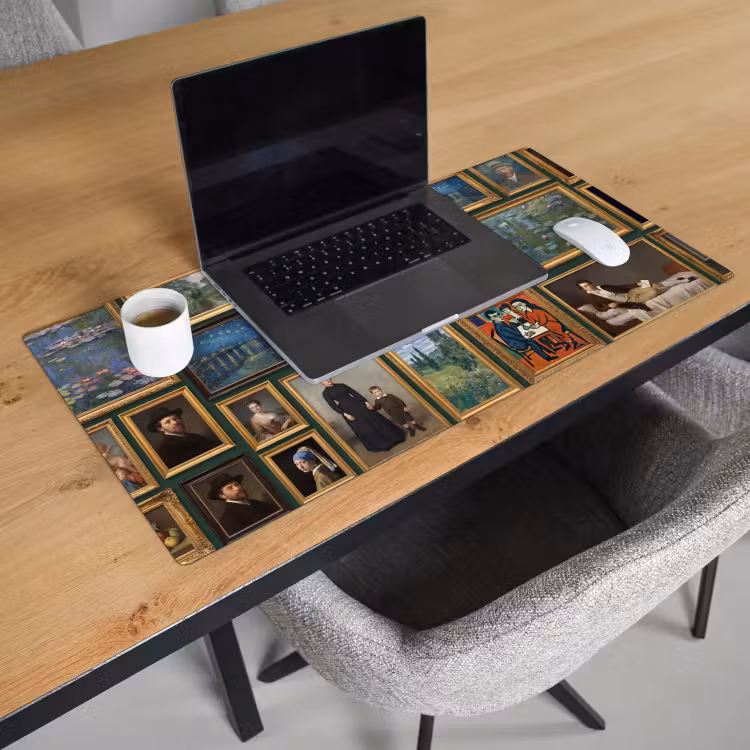 Bureau onderlegger - Kunst - Schilderijen - Collectie - Klassiek - Groen — 3
