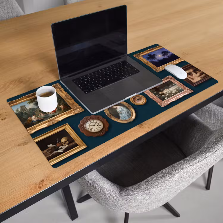 Bureau onderlegger - Kunst - Schilderijen - Decoratie - Klassiek - Groen — 3