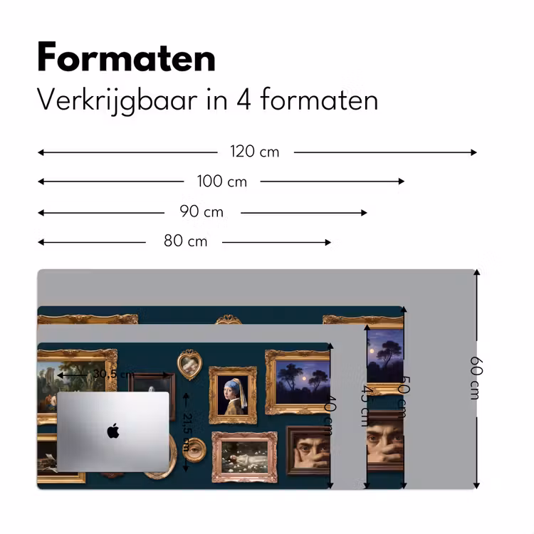 Bureau onderlegger - Kunst - Schilderijen - Decoratie - Klassiek - Groen — 8