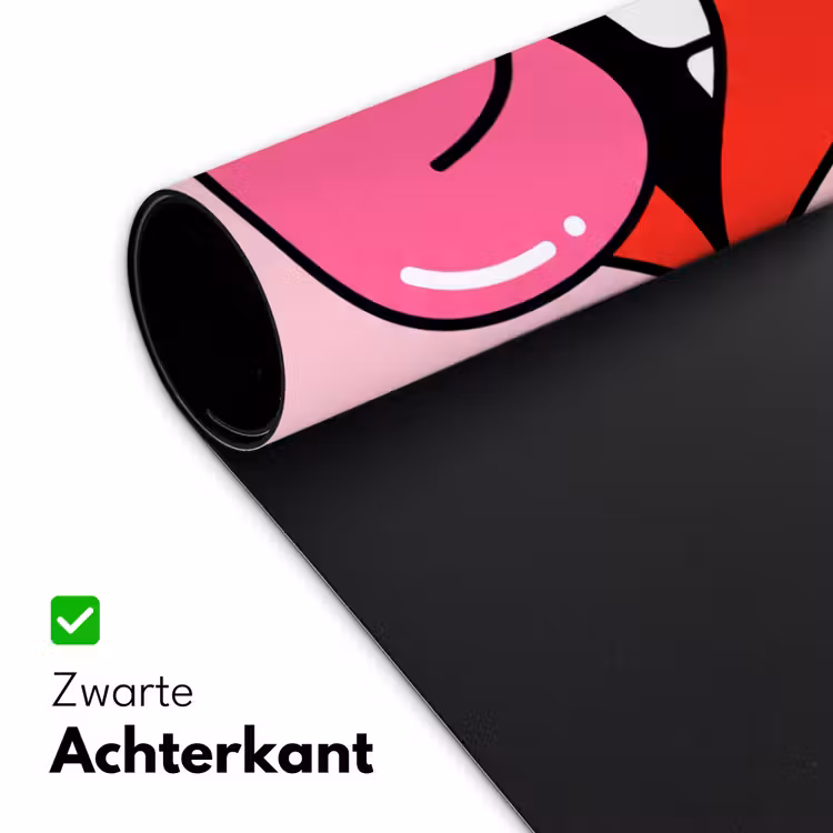 Bureau onderlegger - Lippen - Tong - Pop-art - Kleurrijk - Roze — 5