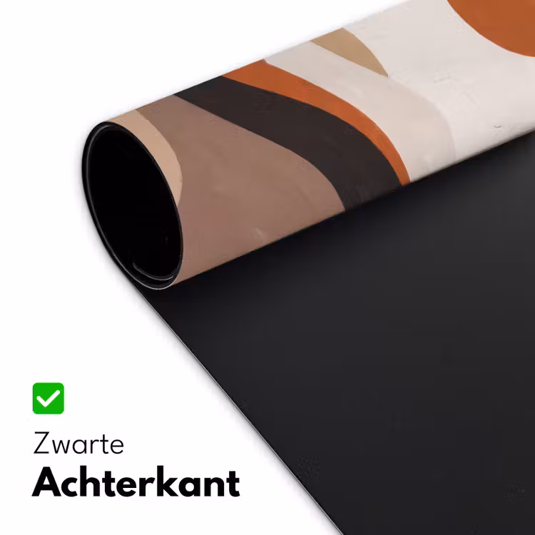 Bureau onderlegger - Landschap - Heuvels - Zon - Abstract - Oranje — 5