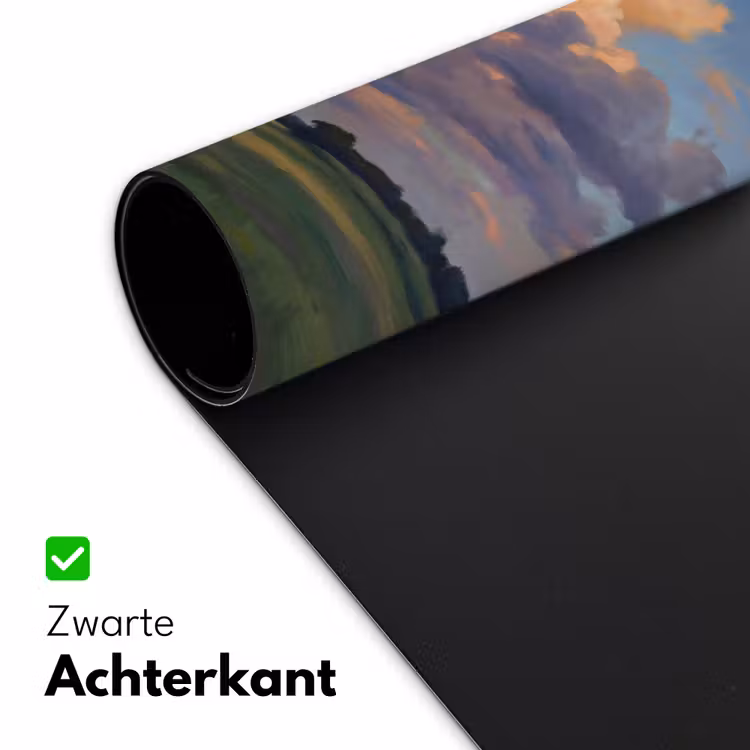 Bureau onderlegger - Lucht - Wolken - Landschap - Modern - Oranje — 5
