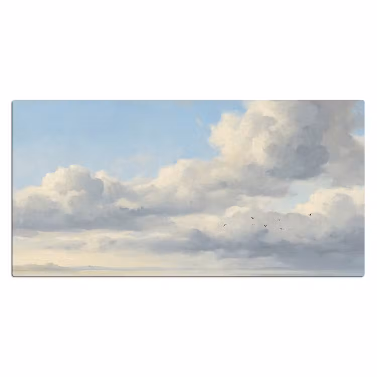 Bureau onderlegger - Lucht - Wolken - Natuur - Klassiek - Blauw — 2