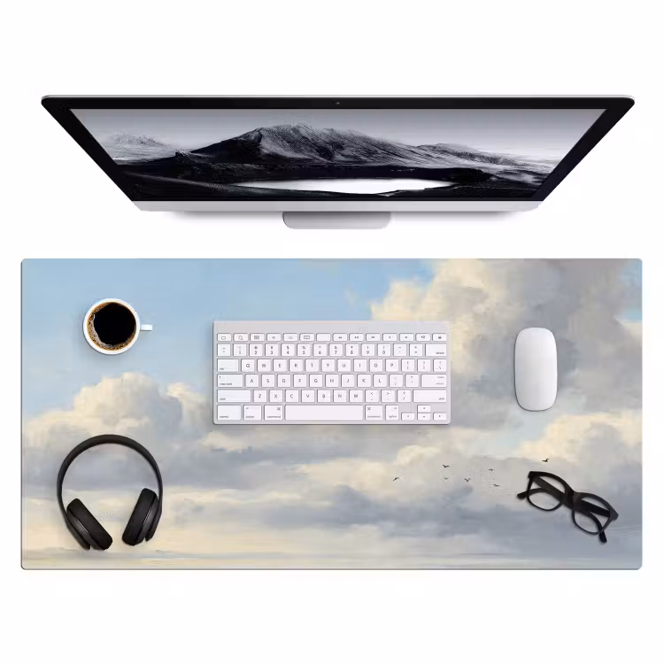Bureau onderlegger - Lucht - Wolken - Natuur - Klassiek - Blauw — 4
