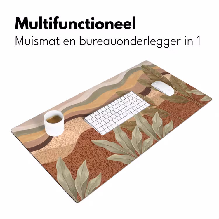 Bureau onderlegger - Natuur - Bladeren - Landschap - Abstract - Aardetinten — 7