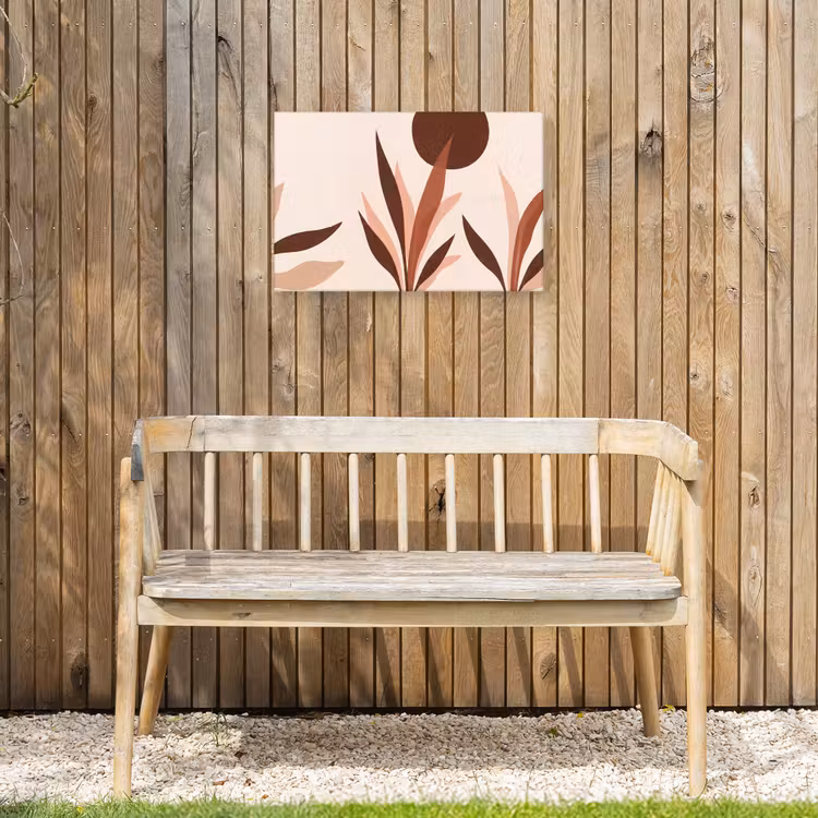 Buiten canvas - Planten - Abstract - Natuur - Bruin — 3