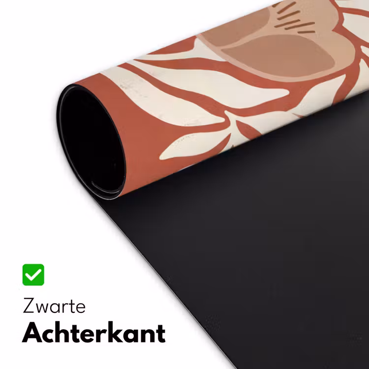 Bureau onderlegger - Bloemen - Abstract - Modern - Beige - Natuur — 5