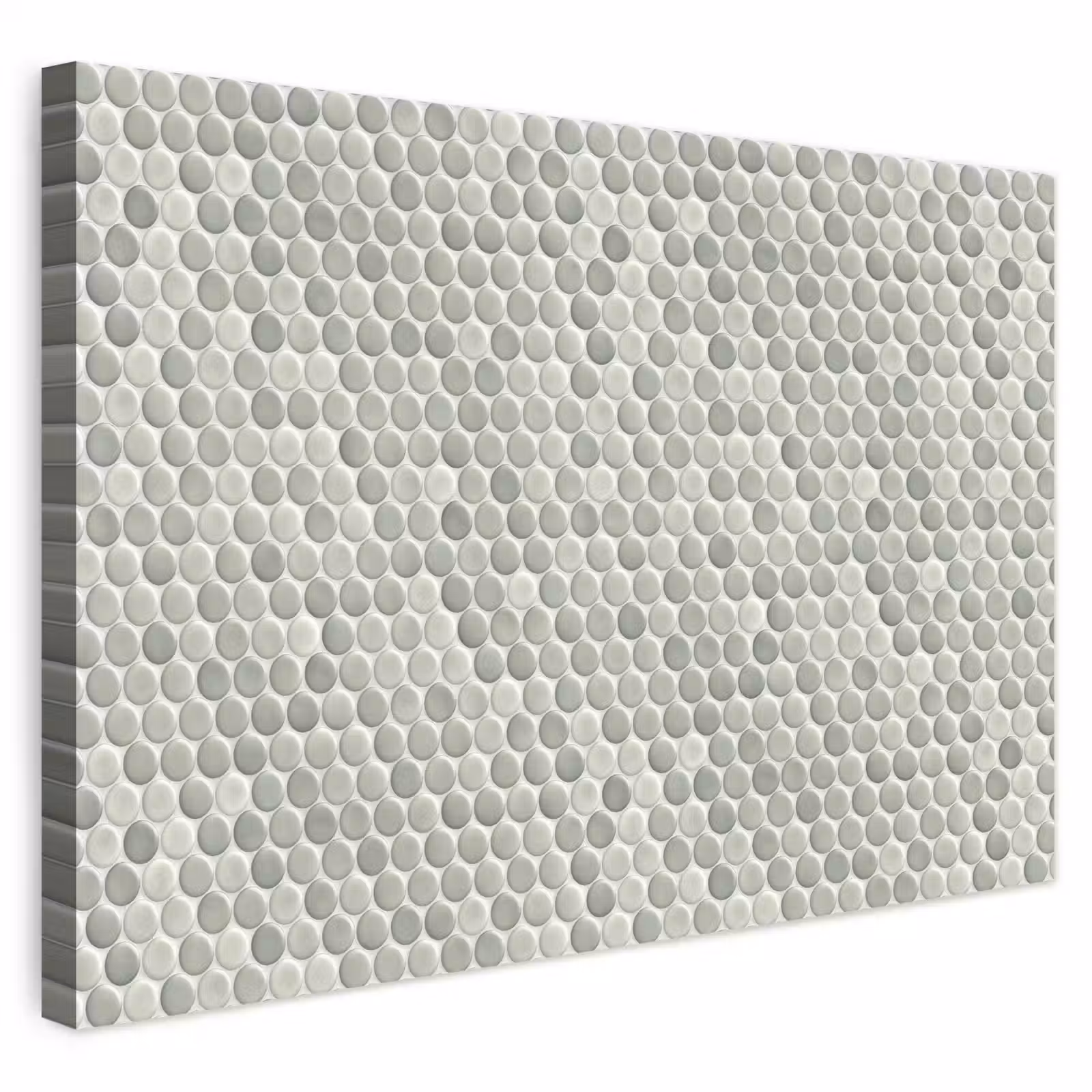 Buiten canvas - Penny - Mozaïek - Lichtgrijs — 1