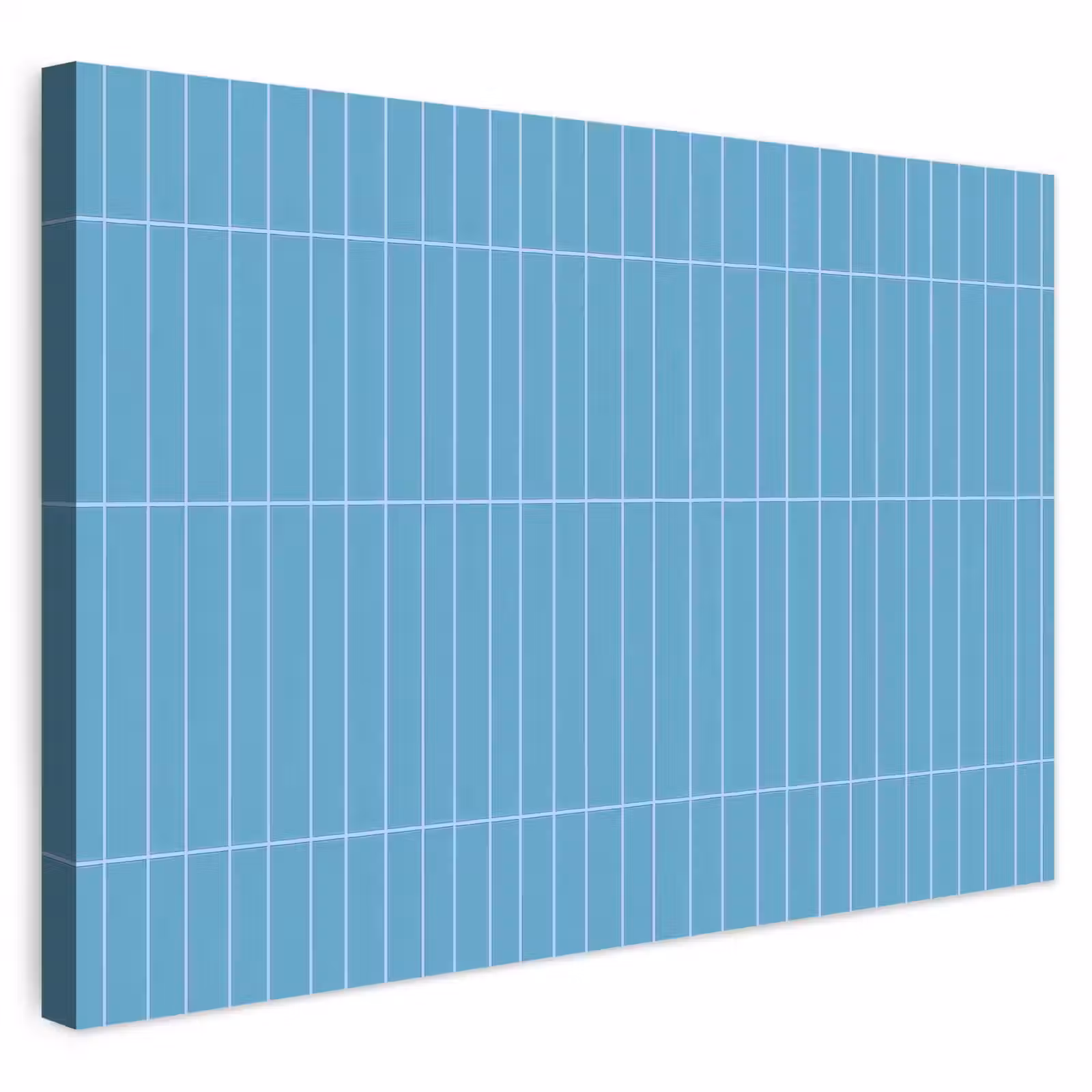 Buiten canvas - Tegel - Langwerpig - Patroon - Blauw — 1