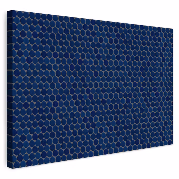 Buiten canvas - Penny - Mozaïek - Donkerblauw — 1