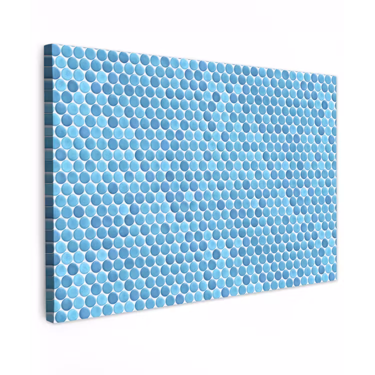Buiten canvas - Penny - Mozaïek - Lichtblauw — 1