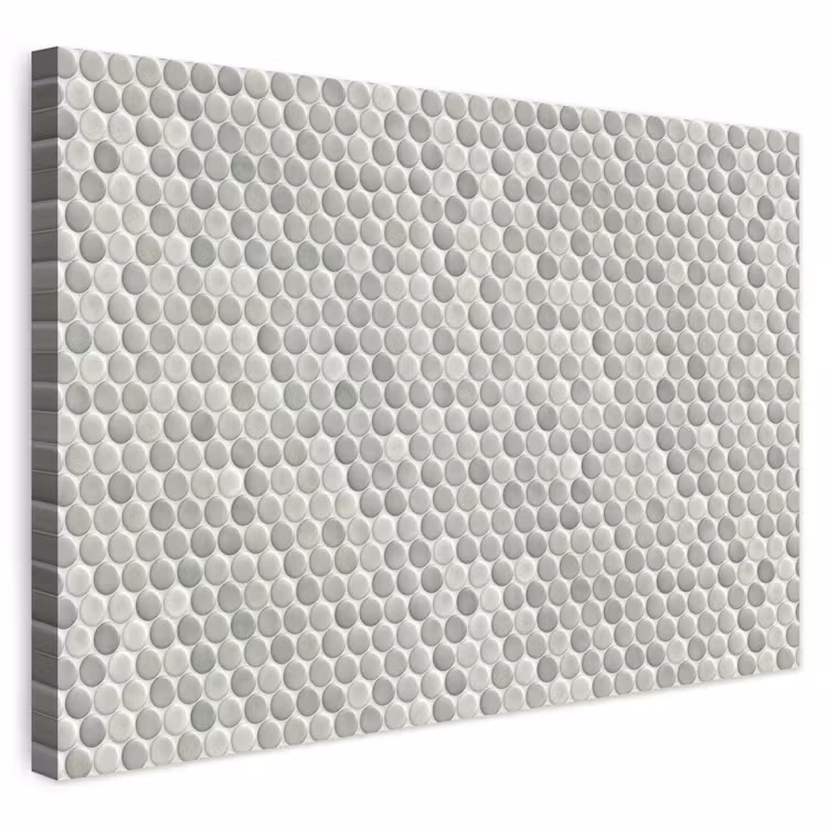 Buiten canvas - Penny - Mozaïek - Lichtgrijs — 1