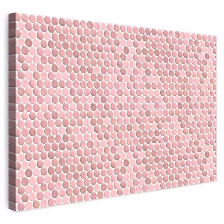 Buiten canvas - Penny - Mozaïek - Lichtroze — 1