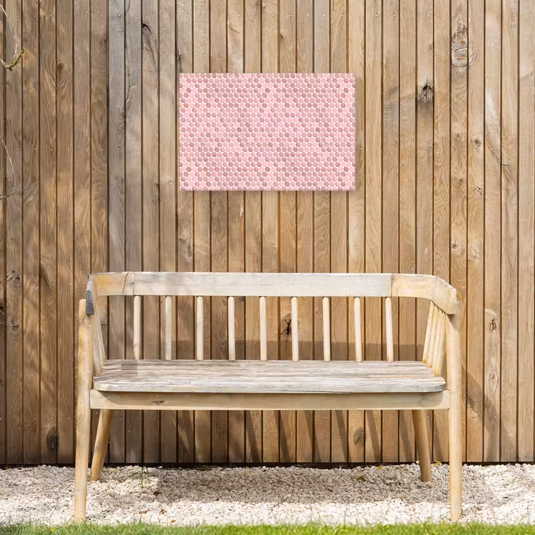 Buiten canvas - Penny - Mozaïek - Lichtroze — 3