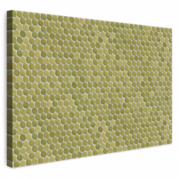 Buiten canvas - Penny - Mozaïek - Olijfgroen — 1