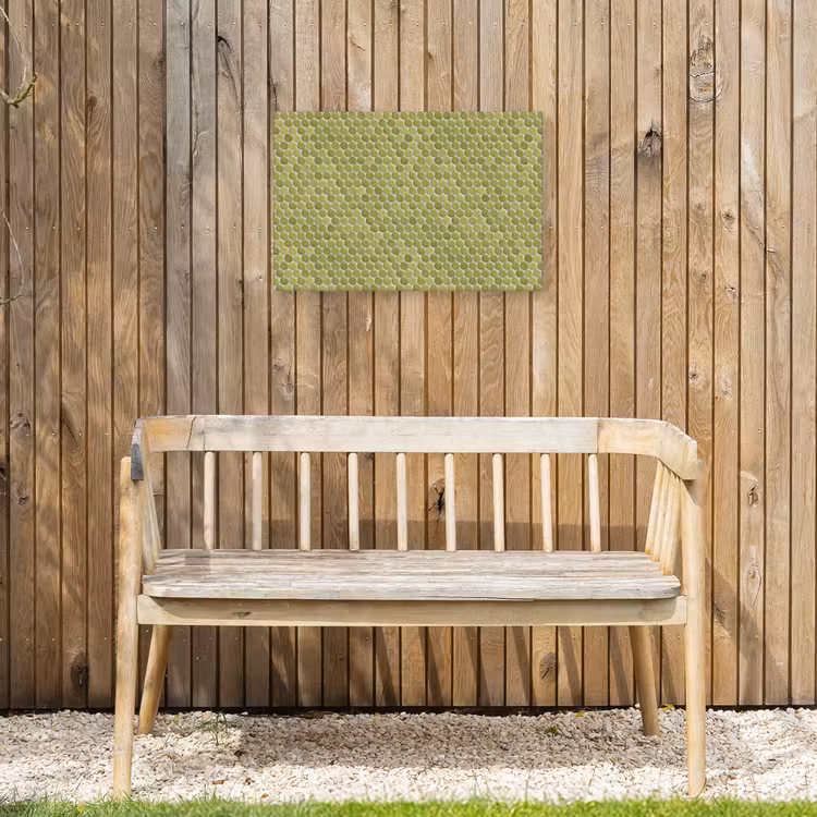 Buiten canvas - Penny - Mozaïek - Olijfgroen — 3