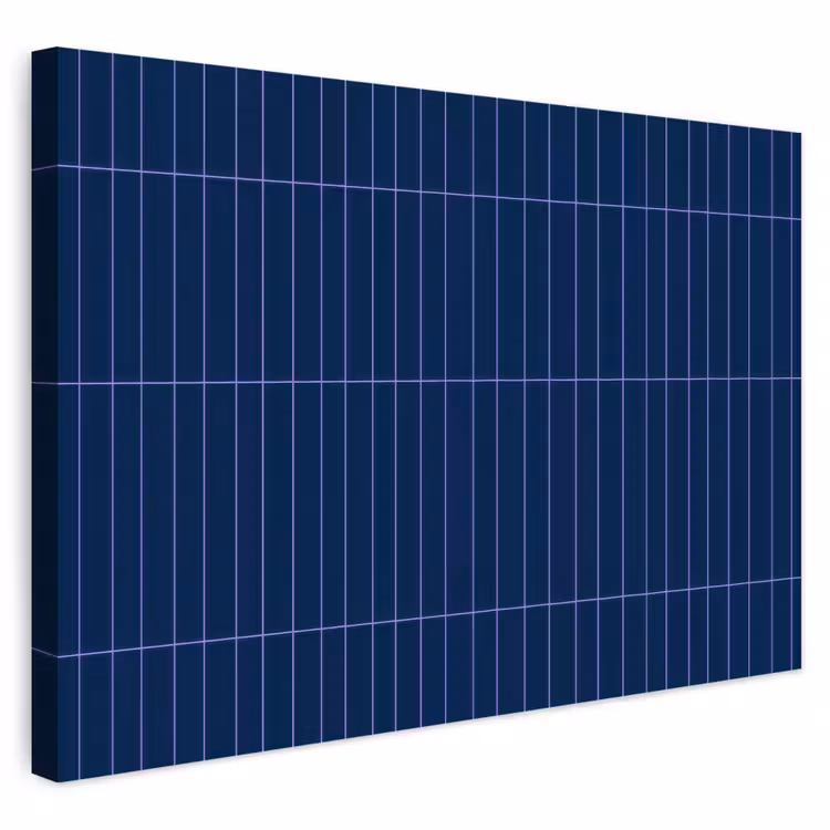 Buiten canvas - Tegels - Langwerpig - Blauw — 1