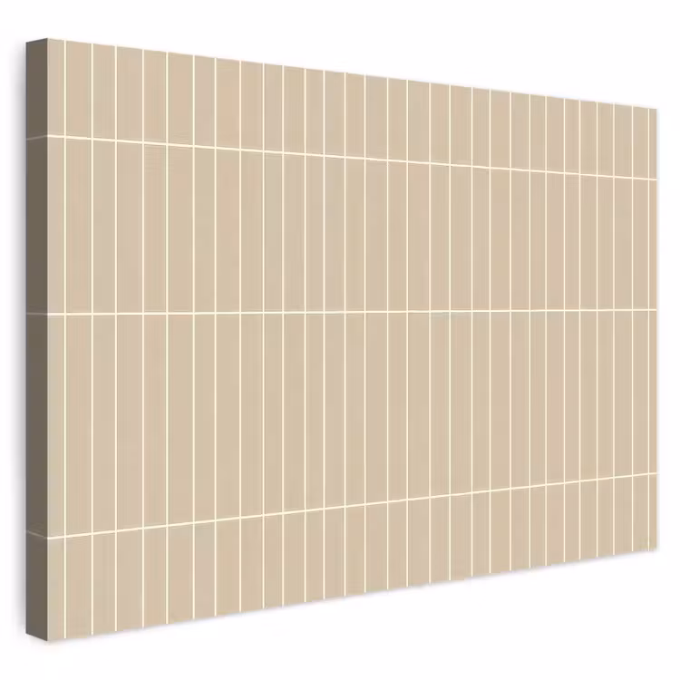 Buiten canvas - Verticaal - Wandtegel - Crème - Beige — 1