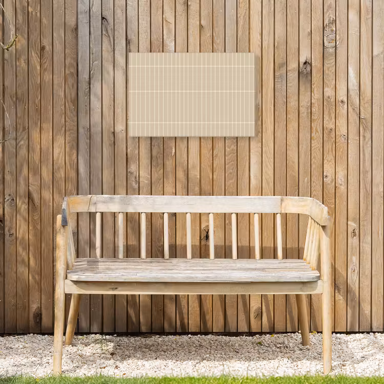 Buiten canvas - Verticaal - Wandtegel - Crème - Beige — 3