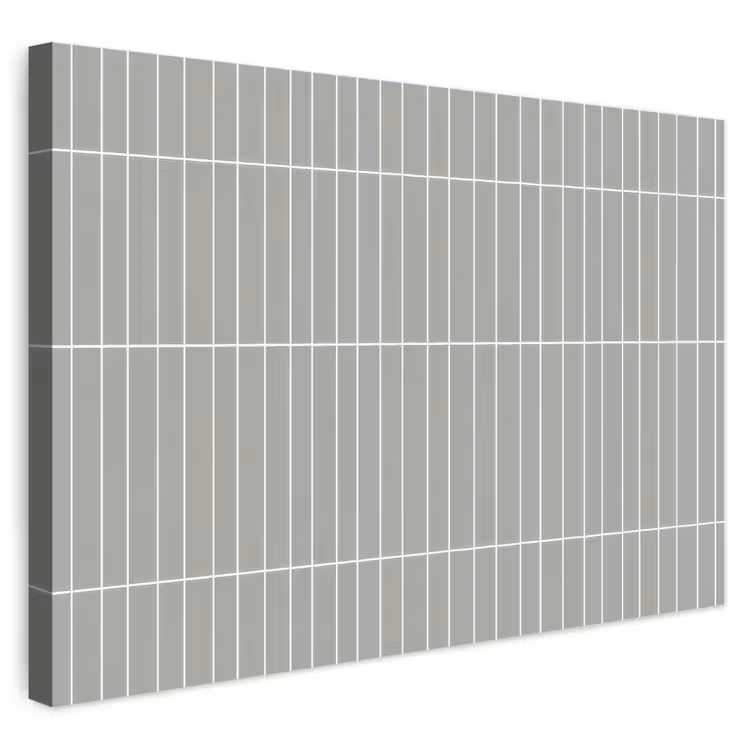 Buiten canvas - Wandtegel - Verticaal - Lichtgrijs — 1