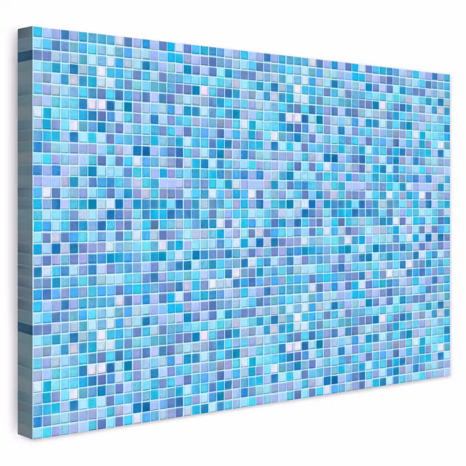 Buiten canvas - Mozaïek - Patroon - Turquoise — 1