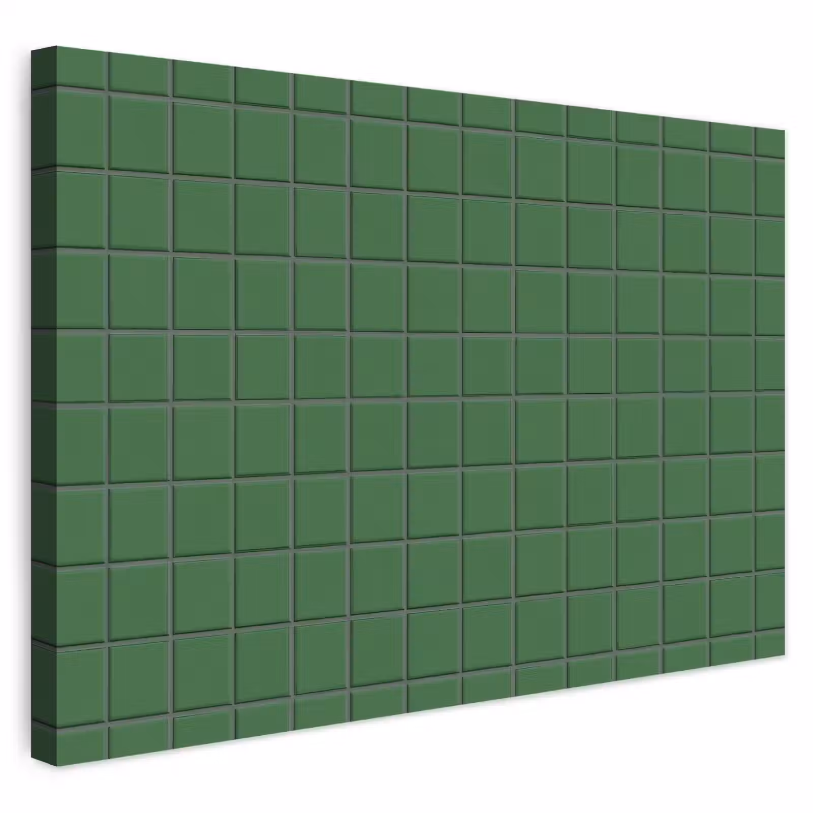 Buiten canvas - Patroon - Tegels - Groen — 1