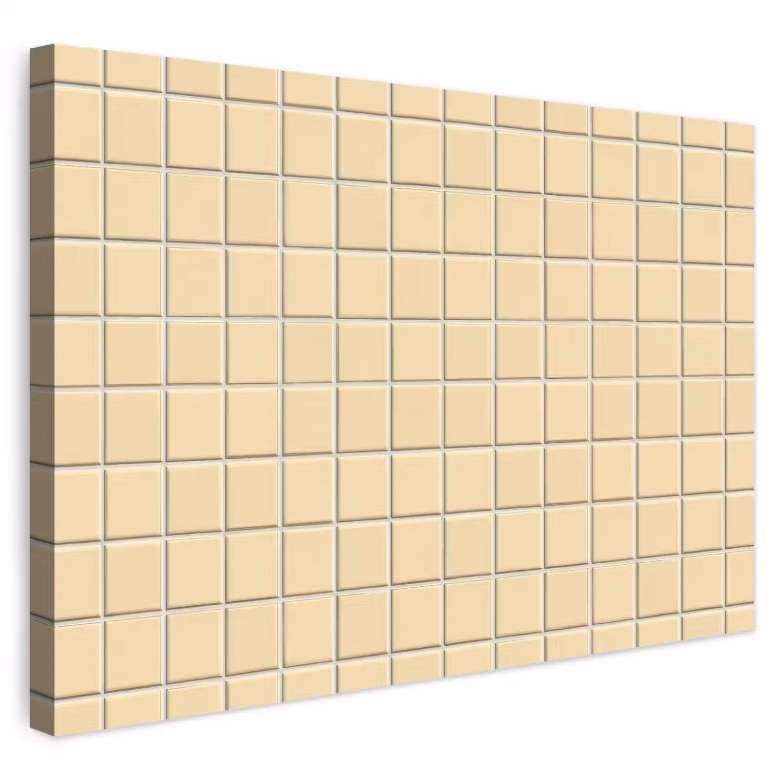 Buiten canvas - Tegels - Patroon - Crème — 1