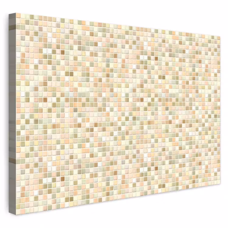 Buiten canvas - Mozaïek - Patroon - Beige — 1