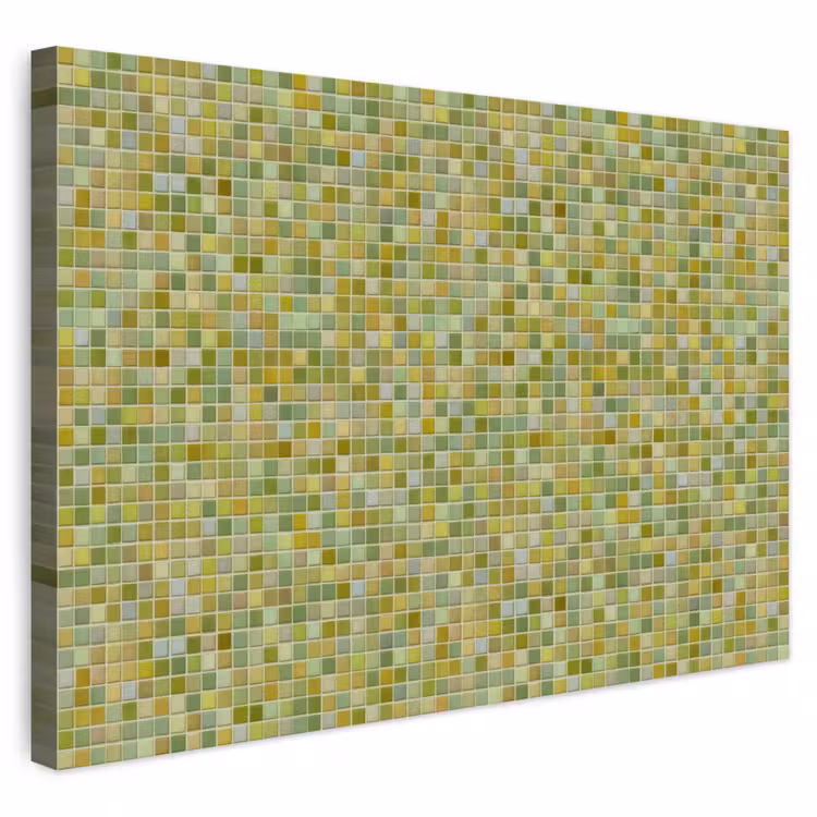 Buiten canvas - Mozaïek - Patroon - Groen — 1