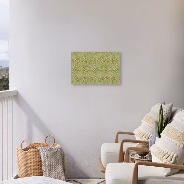 Buiten canvas - Mozaïek - Patroon - Groen — 4