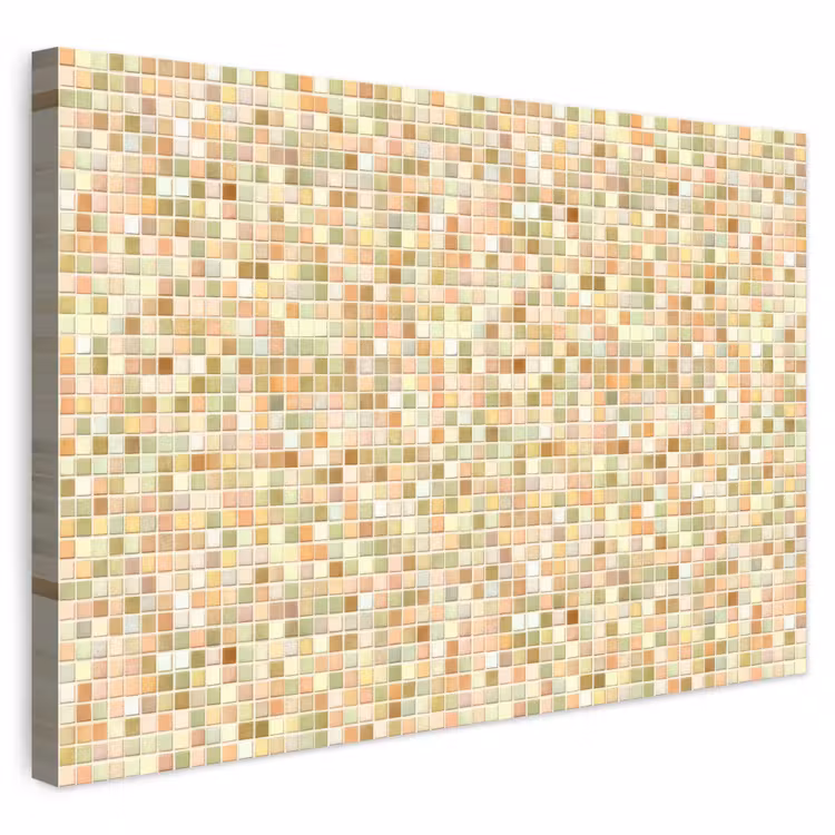 Buiten canvas - Mozaïek - Patroon - Terracotta — 1