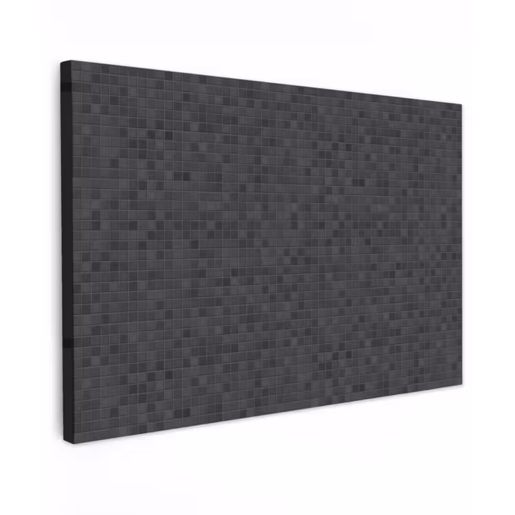 Buiten canvas - Mozaïek - Patroon - Zwart — 1