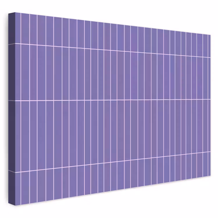 Buiten canvas - Patroon - Tegel - Lila — 1