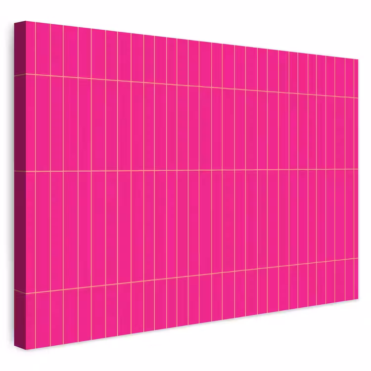 Buiten canvas - Patroon - Tegel - Magenta - Roze — 1