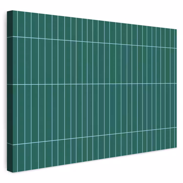 Buiten canvas - Patroon - Tegel - Saliegroen — 1