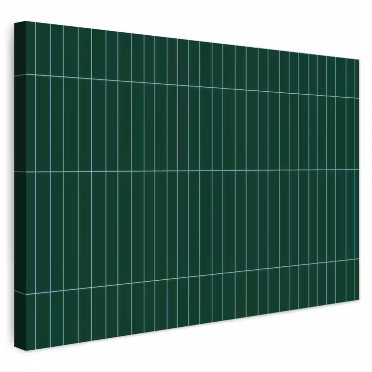 Buiten canvas - Patroon - Tegels - Donkergroen — 1