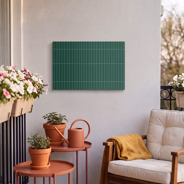 Buiten canvas - Patroon - Tegels - Donkergroen — 4
