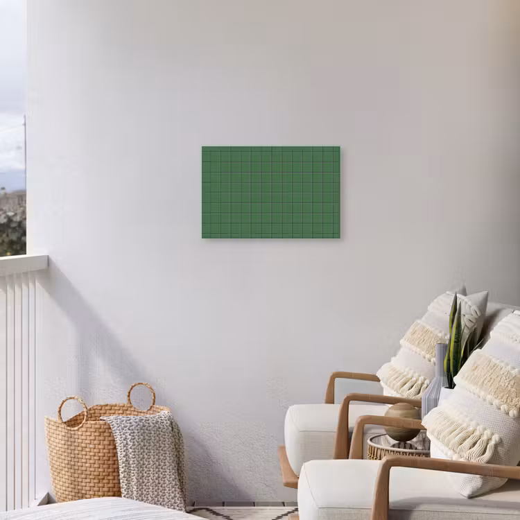 Buiten canvas - Patroon - Tegels - Groen — 4