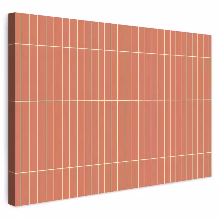 Buiten canvas - Patroon - Tegels - Terracotta — 1
