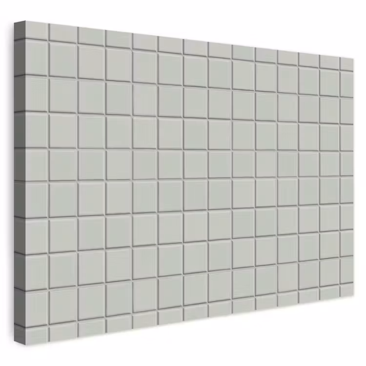 Buiten canvas - Tegel - Patroon - Lichtgroen — 1