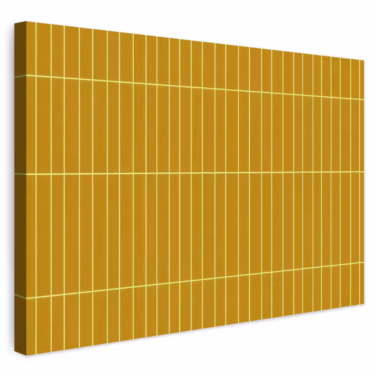 Buiten canvas - Tegels - Verticaal - Mosterdgeel — 1