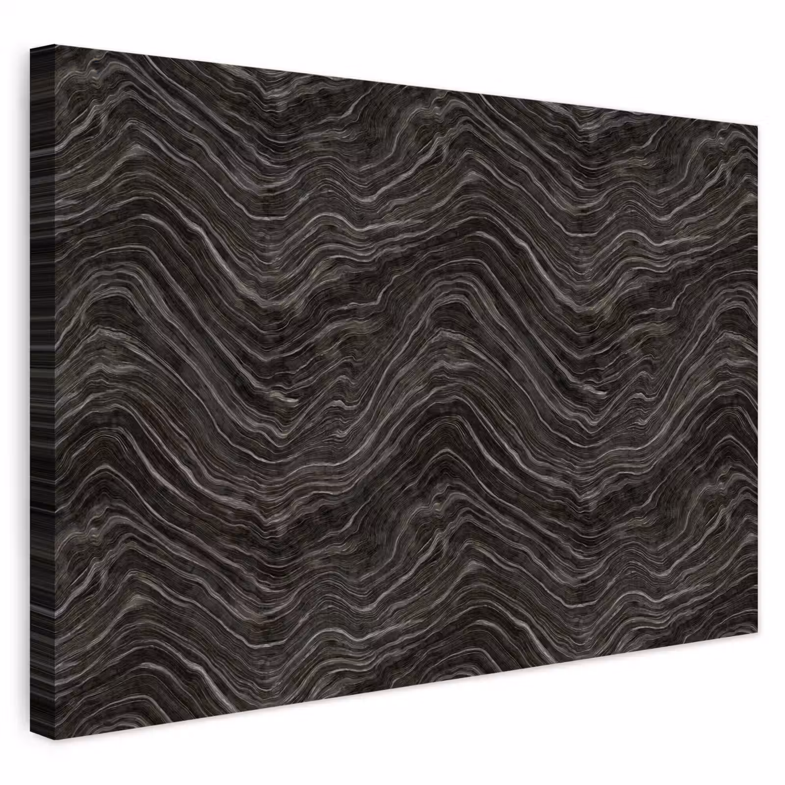 Buiten canvas - Patroon - Contrast - Antraciet — 1